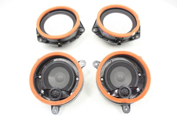 2015-2020 SUBARU WRX STI LIMITED FRONT & REAR HARMON KARDON DOOR SPEAKERS OEM - Image 2