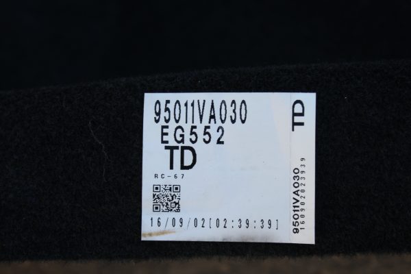 2015-2017 SUBARU WRX & STI INTERIOR CARPET FLOOR LINER BLACK OEM 95011VA030 - Image 9