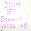 2008-2021 SUBARU WRX STI ENGINE EXHAUST VALVE SET OEM 13202AA660 - Image 5