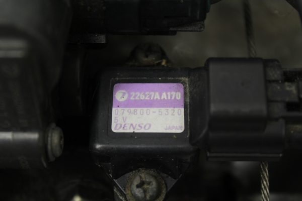 2002-2005 SUBARU WRX JDM INTAKE MANIFOLD THROTTLE BODY RAILS PINK STI INJECTORS - Image 8