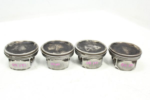2004-2018 SUBARU WRX STI ENGINE PISTON SET OF 4 OEM 12006AC390 - Image 6