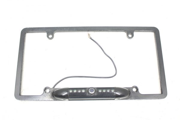 UNIVERSAL REAR LICENSE PLATE COVER TRIM W/ BACKUP CAMERA
