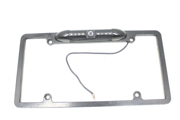 UNIVERSAL REAR LICENSE PLATE COVER TRIM W/ BACKUP CAMERA - Image 2