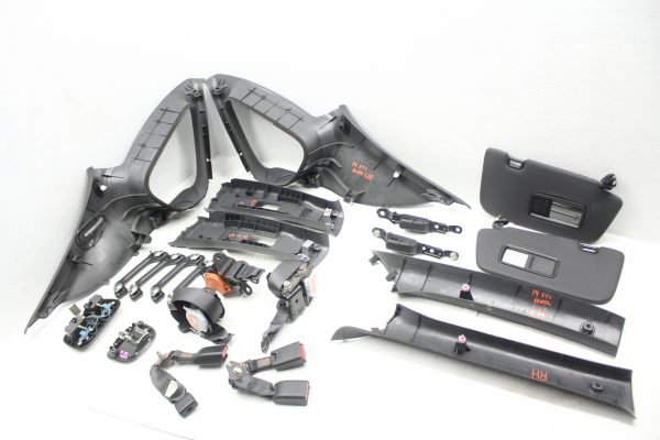 2008-2014 Subaru WRX & STI Hatch Upper Black Interior Swap A, B, C Pillar Kit - Image 2