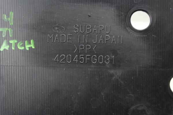 2008-2014 SUBARU WRX & STI LH DRIVER SIDE GAS TANK COVER PROTECTOR 42045FG031 - Image 5