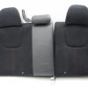 2010-2014 SUBARU WRX & STI HATCH REAR SEATS UPPER & LOWER SET BLACK/RED STICH - Image 7
