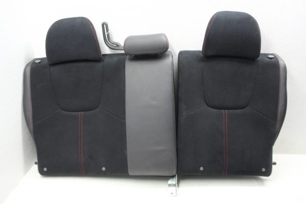 2010-2014 SUBARU WRX & STI HATCH REAR SEATS UPPER & LOWER SET BLACK/RED STICH - Image 7