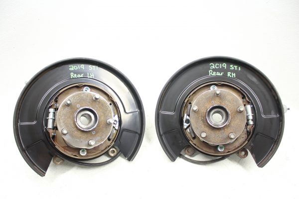 2018-2021 SUBARU WRX STI REAR HUBS KNUCKLES SPINDLES LH/RH 5X114 OEM 12K MILES