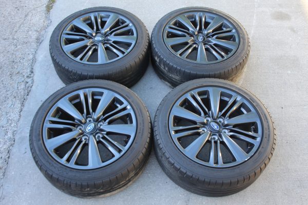 2015-2020 SUBARU WRX ENKEI WHEELS RIMS 17X8 5X114 OEM TIRES 235/45/17 28111VA020