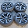 2015-2020 SUBARU WRX ENKEI WHEELS RIMS 17X8 5X114 OEM TIRES 235/45/17 28111VA020 - Image 2