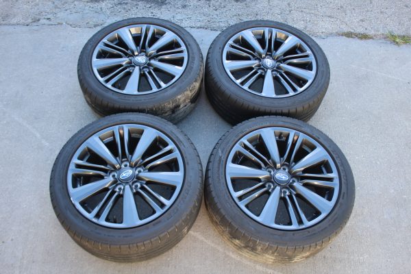 2015-2020 SUBARU WRX ENKEI WHEELS RIMS 17X8 5X114 OEM TIRES 235/45/17 28111VA020 - Image 2