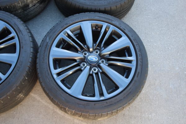 2015-2020 SUBARU WRX ENKEI WHEELS RIMS 17X8 5X114 OEM TIRES 235/45/17 28111VA020 - Image 7
