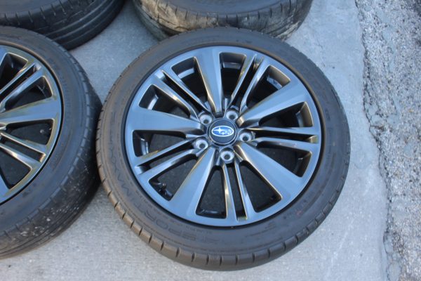 2015-2020 SUBARU WRX ENKEI WHEELS RIMS 17X8 5X114 OEM TIRES 235/45/17 28111VA020 - Image 8