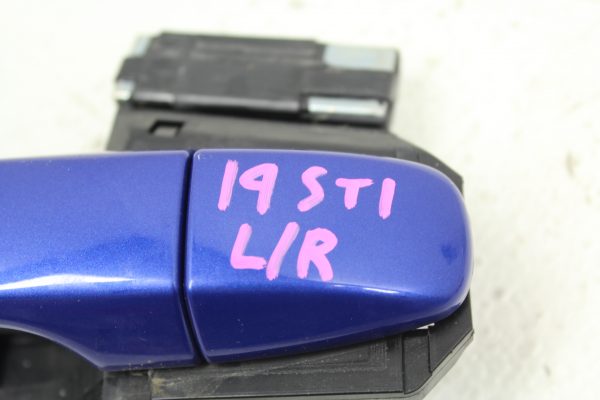 2015-2020 SUBARU WRX & STI REAR LH DRIVER SIDE EXTERIOR DOOR HANDLE BLUE OEM - Image 6