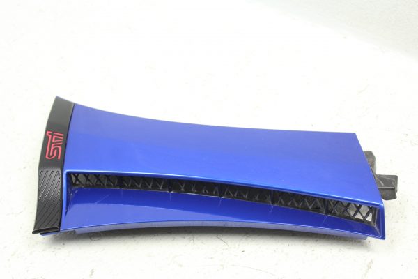 2008-2014 SUBARU WRX STI RH PASSENGER SIDE FENDER GARNISH WORLD RALLY BLUE OEM - Image 4