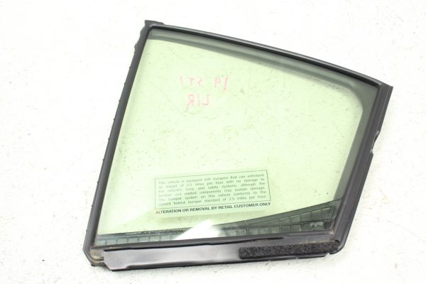 2015-2020 SUBARU WRX & STI REAR LH DRIVER SIDE DOOR CORNER WINDOW GLASS OEM