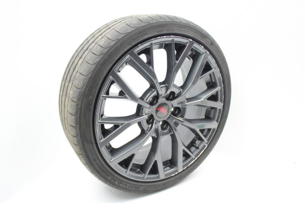 2018-2020 SUBARU WRX STI RIM WHEEL 19X8.5 +55 & YOKOHAMA TIRE 245/35/19 5K MILES - Image 2