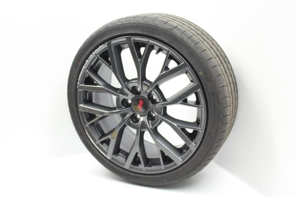 2018-2020 SUBARU WRX STI RIM WHEEL 19X8.5 +55 & YOKOHAMA TIRE 245/35/19 5K MILES - Image 3