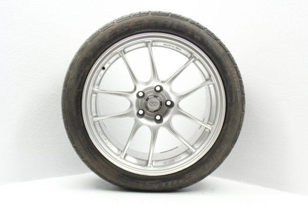 2008-2014 SUBARU WRX STI ENKEI PF01 18X10.5+38 5X114 WHEEL RIM & TIRE
