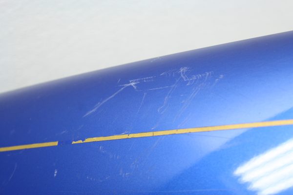 2004-2005 SUBARU WRX STI DRIVERS SIDE LH LEFT FENDER WORLD RALLY BLUE OEM - Image 9