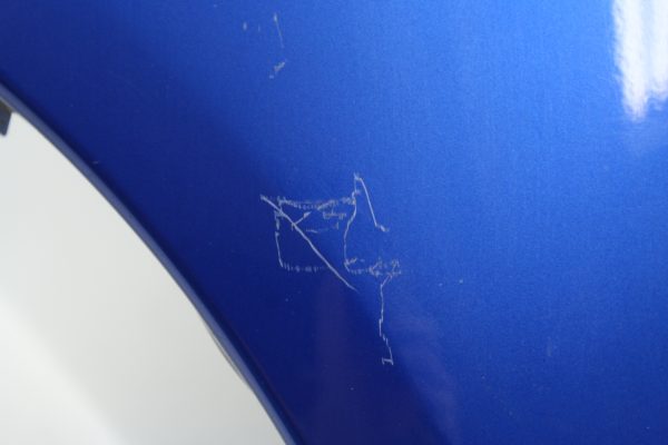 2004-2005 SUBARU WRX STI DRIVERS SIDE LH LEFT FENDER WORLD RALLY BLUE OEM - Image 11