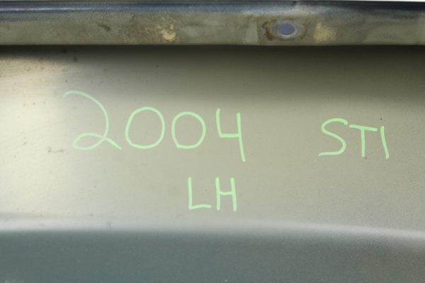 2004-2005 SUBARU WRX STI DRIVERS SIDE LH LEFT FENDER WORLD RALLY BLUE OEM - Image 12