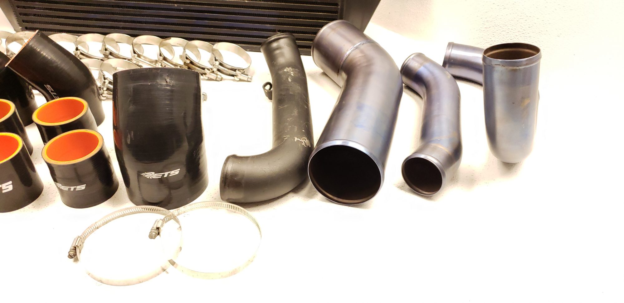 2008-2014 SUBARU WRX & STI ETS ROTATED TITANIUM FRONT MOUNT INTERCOOLER FMIC KIT - Image 5