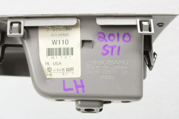 2008-2010 SUBARU WRX & STI REAR LH DRIVER WINDOW CONTROL SWITCH 94266FG510 - Image 5