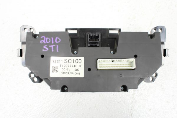 2008-2014 SUBARU WRX STI A/C CLIMATE CONTROLS AC KNOBS OEM 72311SC240 - Image 3