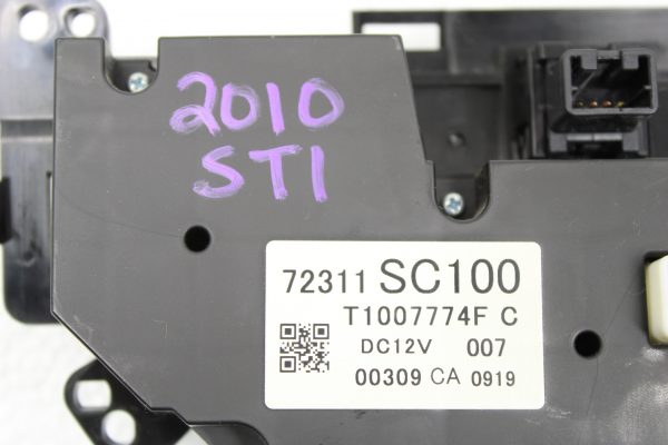 2008-2014 SUBARU WRX STI A/C CLIMATE CONTROLS AC KNOBS OEM 72311SC240 - Image 5