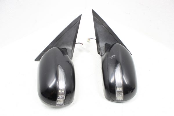2008-2014 SUBARU WRX STI SIDE VIEW MIRRORS W/ TURN SIGNALS BLACK OEM LH/RH
