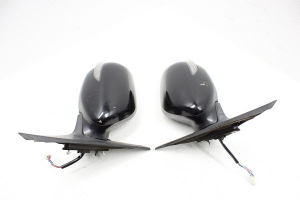 2008-2014 SUBARU WRX STI SIDE VIEW MIRRORS W/ TURN SIGNALS BLACK OEM LH/RH - Image 3
