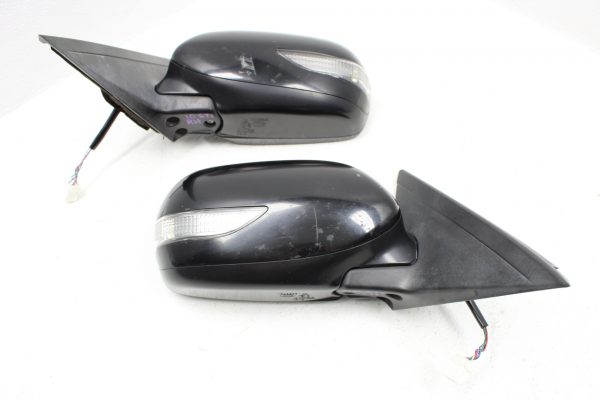 2008-2014 SUBARU WRX STI SIDE VIEW MIRRORS W/ TURN SIGNALS BLACK OEM LH/RH - Image 4