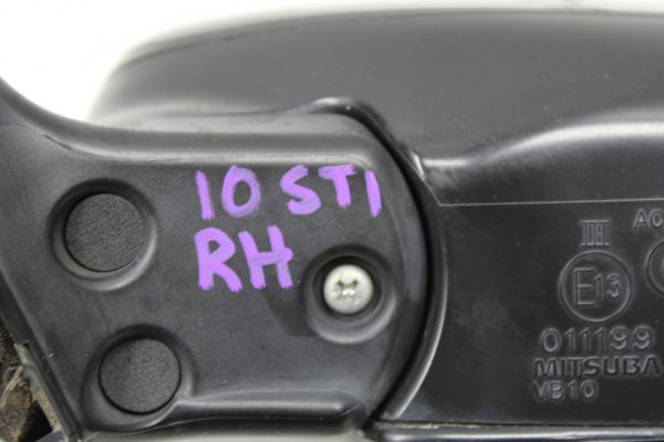 2008-2014 SUBARU WRX STI SIDE VIEW MIRRORS W/ TURN SIGNALS BLACK OEM LH/RH - Image 12
