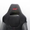 2008-2014 SUBARU WRX STI FRONT SUEDE/LEATHER SEATS BLACK LH/RH PAIR OEM - Image 3