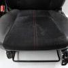 2008-2014 SUBARU WRX STI FRONT SUEDE/LEATHER SEATS BLACK LH/RH PAIR OEM - Image 5
