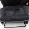 2008-2014 SUBARU WRX STI FRONT SUEDE/LEATHER SEATS BLACK LH/RH PAIR OEM - Image 8