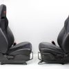2008-2014 SUBARU WRX STI FRONT SUEDE/LEATHER SEATS BLACK LH/RH PAIR OEM - Image 10