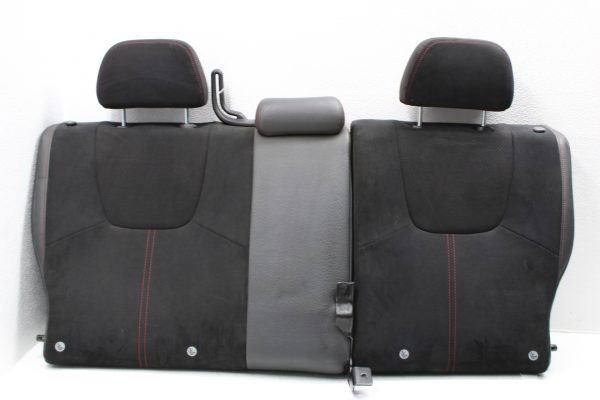 2008-2014 SUBARU WRX & STI HATCH REAR SEATS UPPER & LOWER SET BLACK/RED STICH - Image 7