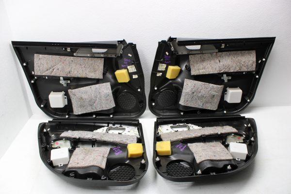 2008-2010 SUBARU IMPREZA WRX & STI DOOR PANELS SET DOOR CARDS RED STITCHED OEM - Image 2