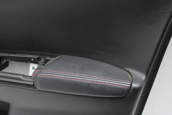 2008-2010 SUBARU IMPREZA WRX & STI DOOR PANELS SET DOOR CARDS RED STITCHED OEM - Image 4