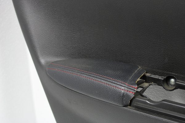 2008-2010 SUBARU IMPREZA WRX & STI DOOR PANELS SET DOOR CARDS RED STITCHED OEM - Image 8