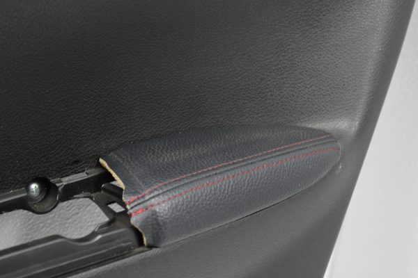 2008-2010 SUBARU IMPREZA WRX & STI DOOR PANELS SET DOOR CARDS RED STITCHED OEM - Image 10