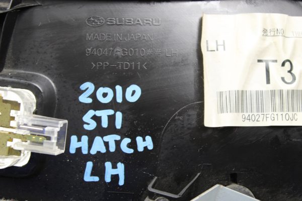 2009-2014 SUBARU WRX & STI HATCH LH DRIVER TRUNK CARGO ROOM TRIM 94027FG111JC - Image 7