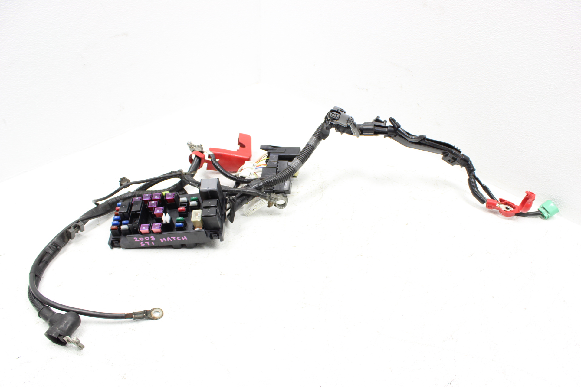 2008-2014 SUBARU WRX STI MAIN FUSE BOX/BATTERY/ALTERNATOR WIRE WIRING
