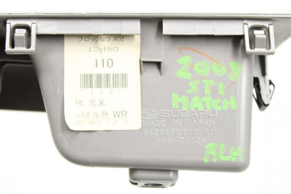 2008-2010 SUBARU WRX & STI REAR LH DRIVER WINDOW CONTROL SWITCH 94266FG510 - Image 5