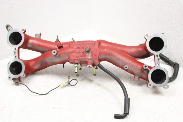 2004-2006 SUBARU WRX STI WRINKLE RED INTAKE MANIFOLD ASSEMBLY OEM 33K MILES - Image 2