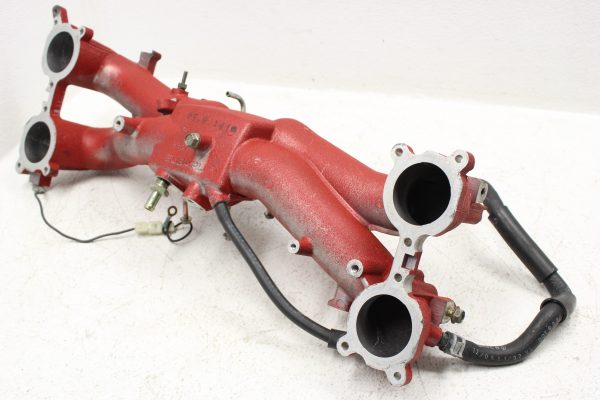 2004-2006 SUBARU WRX STI WRINKLE RED INTAKE MANIFOLD ASSEMBLY OEM 33K MILES - Image 6