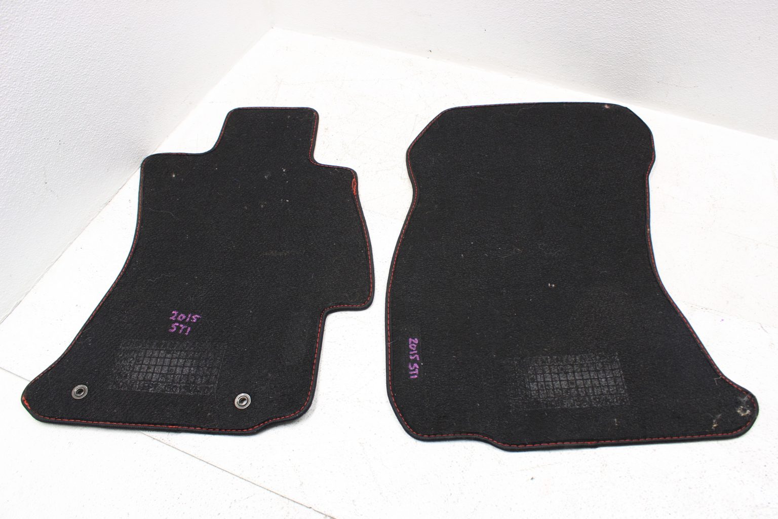 20152020 SUBARU WRX STI FRONT & REAR CARPET FLOOR MATS SET OEM