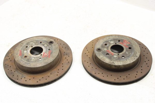 2008-2017 SUBARU WRX STI STOPTECH FRONT & REAR DRILLED / SLOTTED BRAKE ROTORS - Image 7